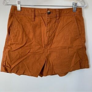 Madewell Burnt Orange Shorts Size S‎